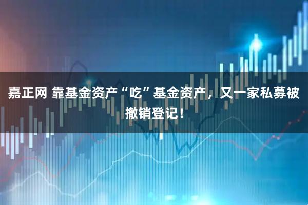 嘉正网 靠基金资产“吃”基金资产，又一家私募被撤销登记！